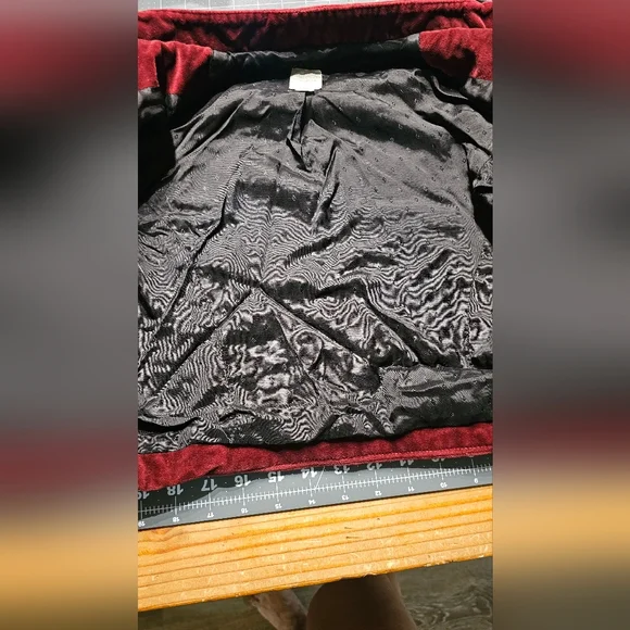 Wahmaker Victorian Velvet Bodice With Leg O' Mutton Sleeves. Size 10 - Picture 11 of 11